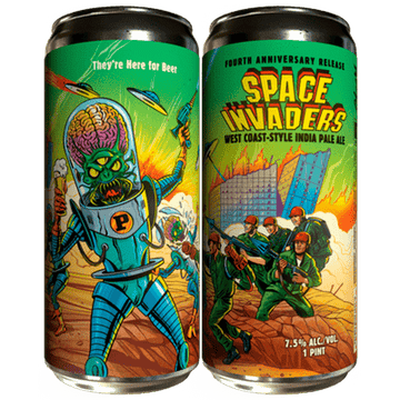 Paperback Brewing Co. 'Space Invaders Anniversary Ale' West Coast IPA 4-Pack - ShopBourbon.com