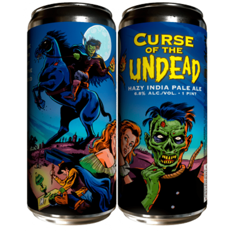 Paperback Brewing 'Curse of the Undead’ Hazy IPA Beer 4-pack - ShopBourbon.com