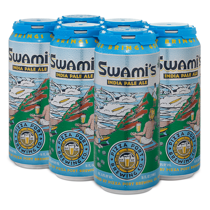 Pizza Port Brewing Co. 'Swami's' IPA Beer 6-Pack - ShopBourbon.com