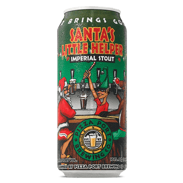 Pizza Port Santa's Little Helper Imperial Stout 4-pack Cans - ShopBourbon.com