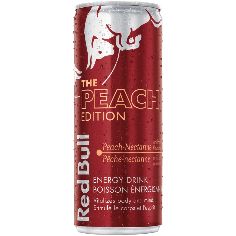 Red Bull Peach Edition Peach-Nectarine Energy Drink 250ml - ShopBourbon.com