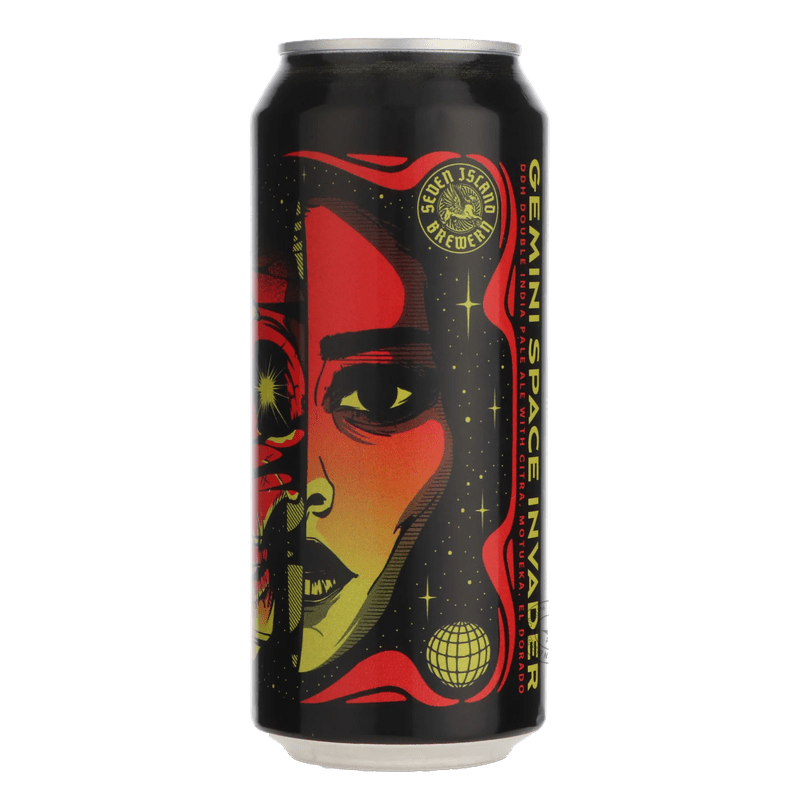 Seven Islands 'Gemini Space Invader' Double Dry Hopped New England Double IPA Single Can - ShopBourbon.com