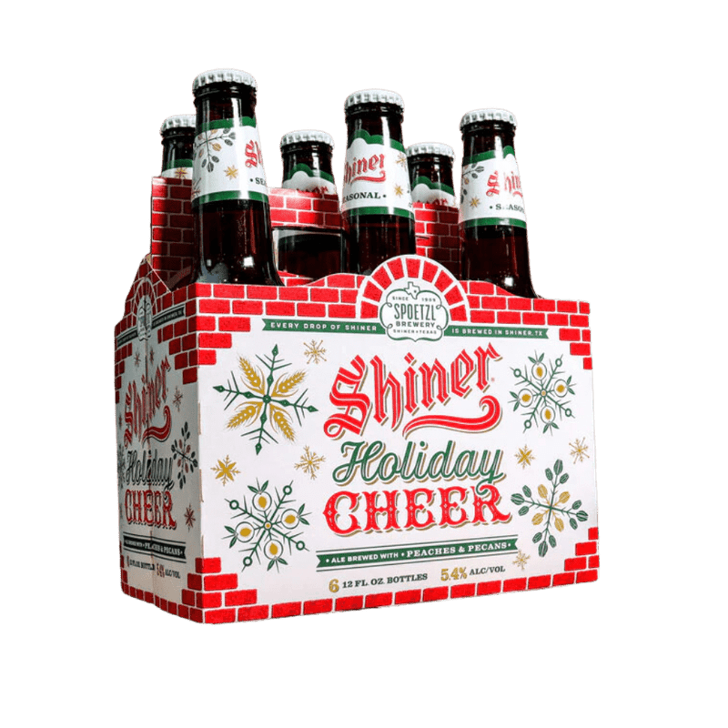 Shiner Bock Holiday Cheer 6-Pack Bottles - ShopBourbon.com