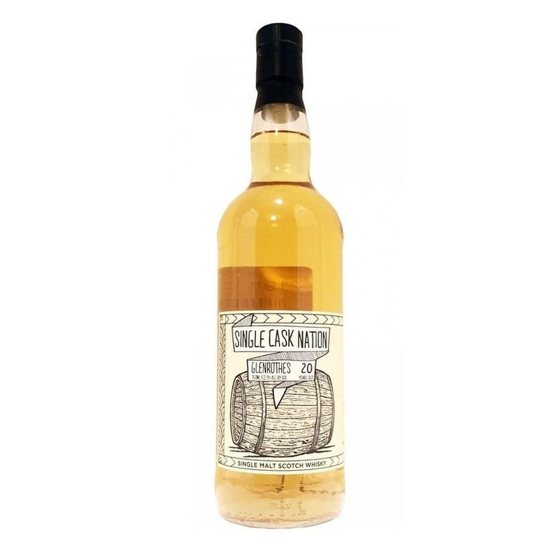 Single Cask Nation Glenrothes 20 Year Old Single Malt Scotch Whisky - ShopBourbon.com