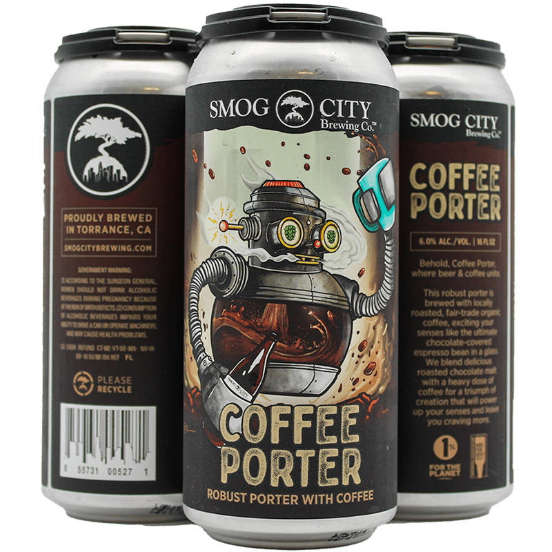 Smog City Coffee Porter 4-pack Cans - ShopBourbon.com