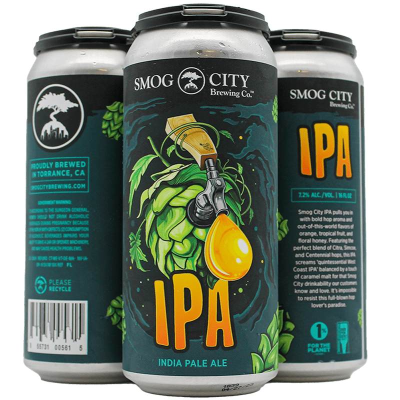 Smog City IPA 4-pack Cans - ShopBourbon.com