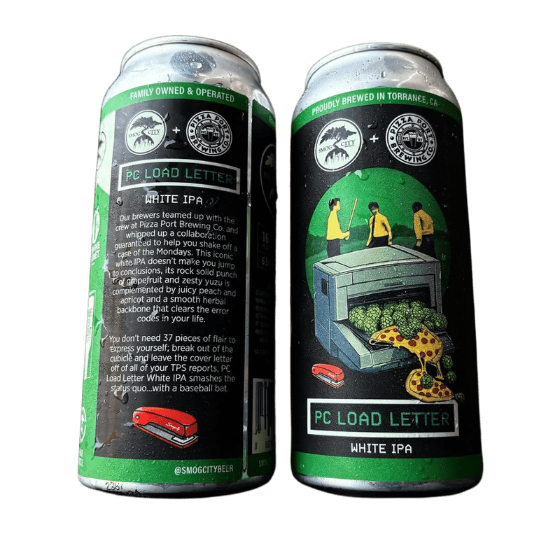 Smog City x Pizza Port PC Load Letter White IPA 4-pack - ShopBourbon.com