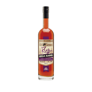 Smooth Ambler 'Old Scout Single Barrel' Cask Strength Straight Rye Whiskey- Barrel 16787 - ShopBourbon.com