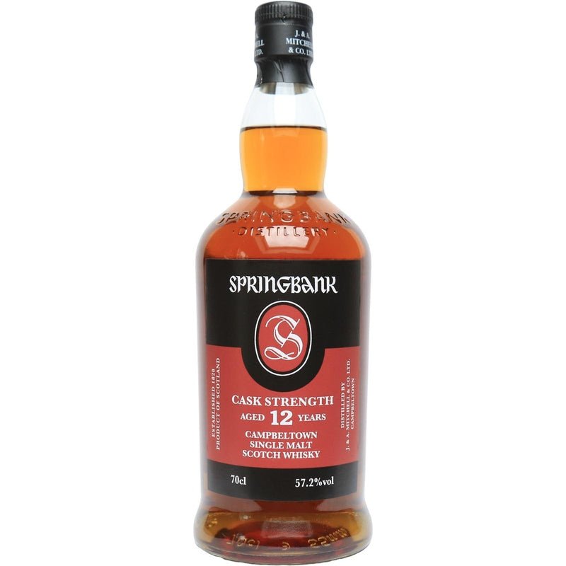 Springbank 12 Year Old Cask Strength Single Malt Scotch Whisky - ShopBourbon.com