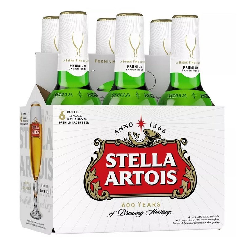 Stella Artois Lager Beer 6-Pack - ShopBourbon.com