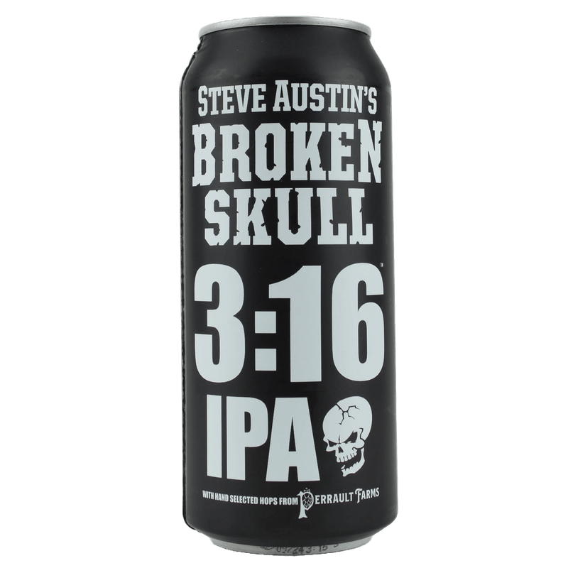 Steve Austin’s Broken Skull 3:16 IPA 16oz Single Can - ShopBourbon.com