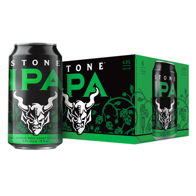 Stone Brewing IPA 6-pack cans - ShopBourbon.com