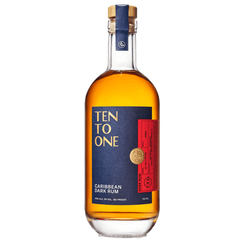 Ten To One Caribbean Dark Rum - ShopBourbon.com