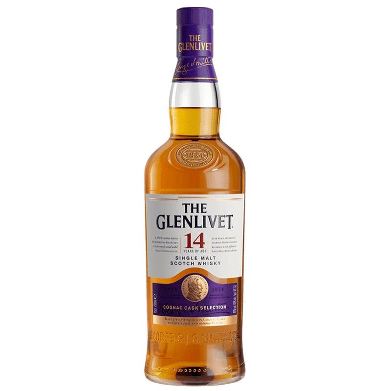 The Glenlivet 14 Year Old Cognac Cask Selection Single Malt Scotch Whisky - ShopBourbon.com