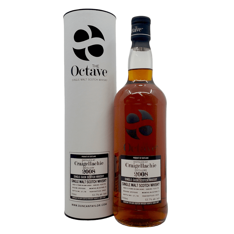 The Octave 13 Year Old Craigellachie 2008 Single Cask Single Malt Scotch Whisky - ShopBourbon.com