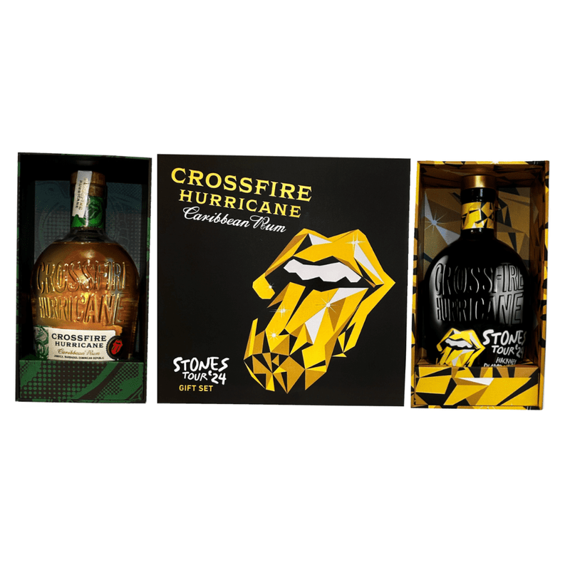 The Rolling Stones' Crossfire Hurricane Rum Gift Set - ShopBourbon.com