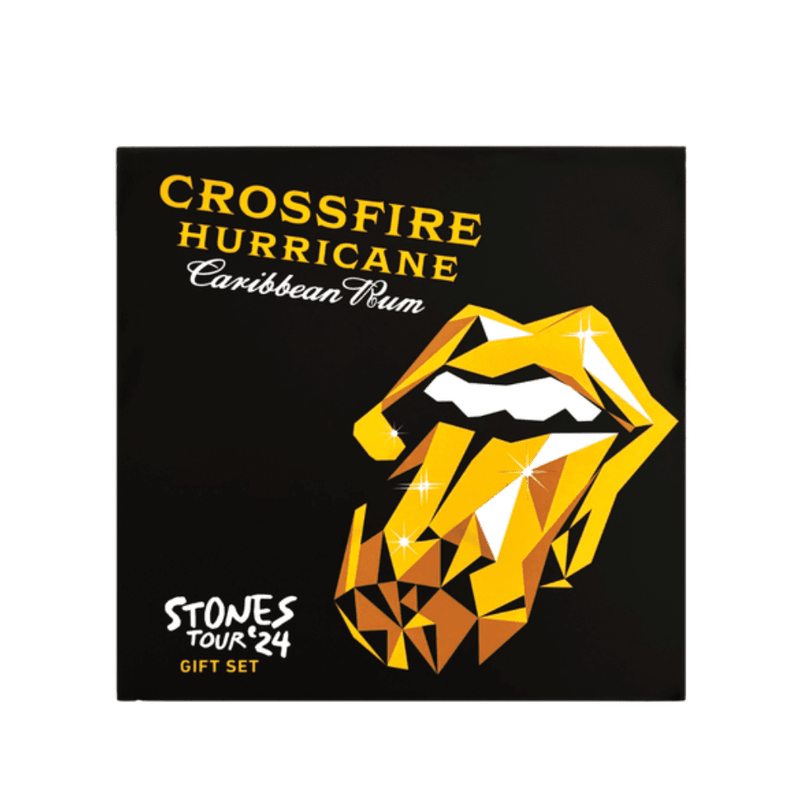 The Rolling Stones' Crossfire Hurricane Rum Gift Set - ShopBourbon.com