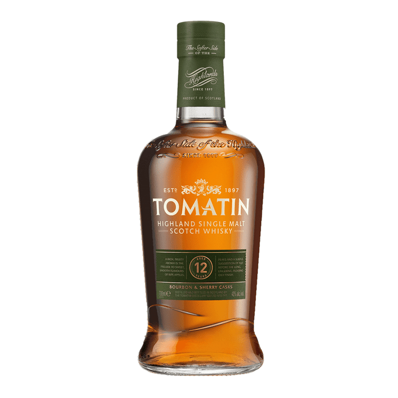 Tomatin 12 Year Old Bourbon and Sherry Casks Highland Single Malt Scotch Whisky - ShopBourbon.com