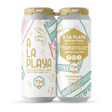 Trademark Brewing A La Playa Lager 4pk - ShopBourbon.com