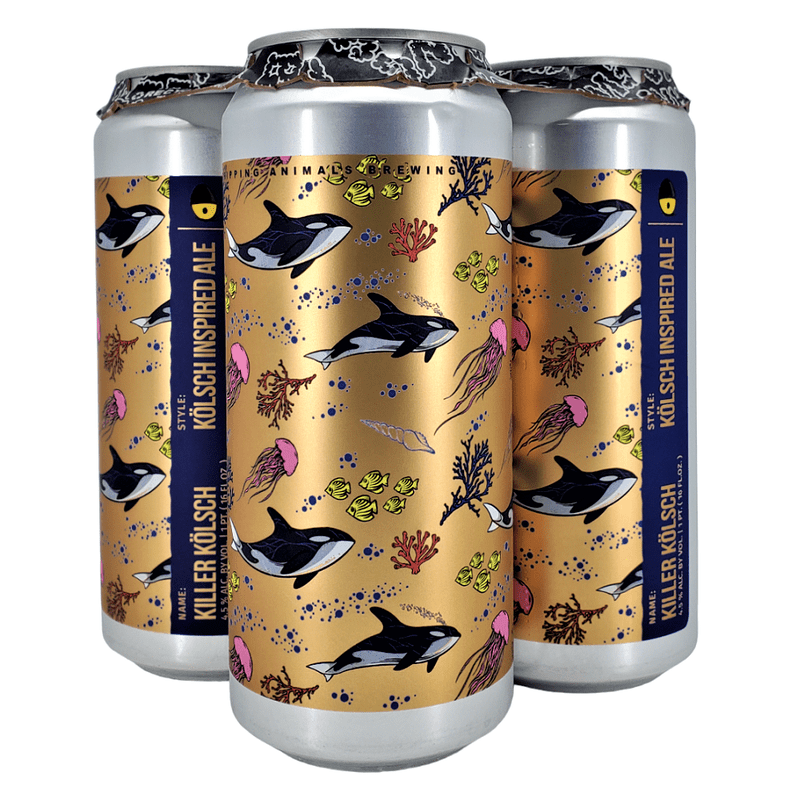 Tripping Animals Brewing Co. 'Killer Kolsch' Inspired Ale Beer 4-Pack - ShopBourbon.com