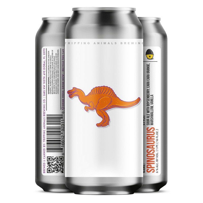 Tripping Animals Brewing Co. 'Spinosaurus' Sour Ale Beer 4-Pack - ShopBourbon.com