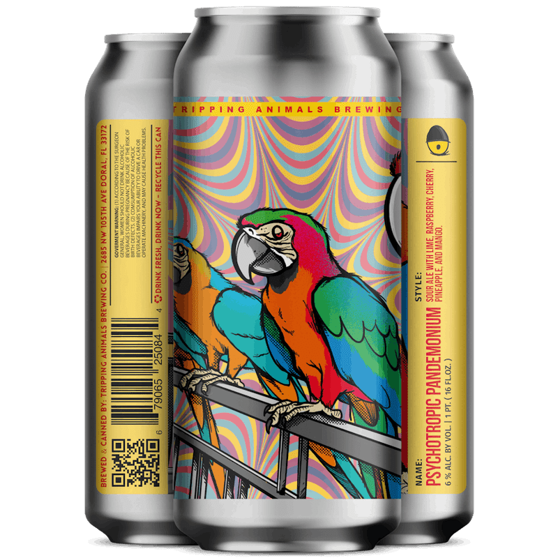 Tripping Animals 'Psychotropic Pandemonium' Sour Ale Single Can - ShopBourbon.com