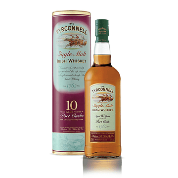 Tyrconnell 10 Year Old Port Cask Single Malt Irish Whiskey - ShopBourbon.com