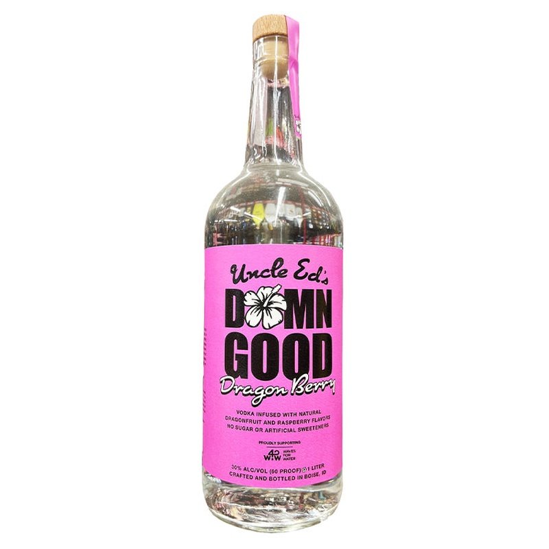 Uncle Ed's Damn Good Dragon Berry Vodka Liter - ShopBourbon.com