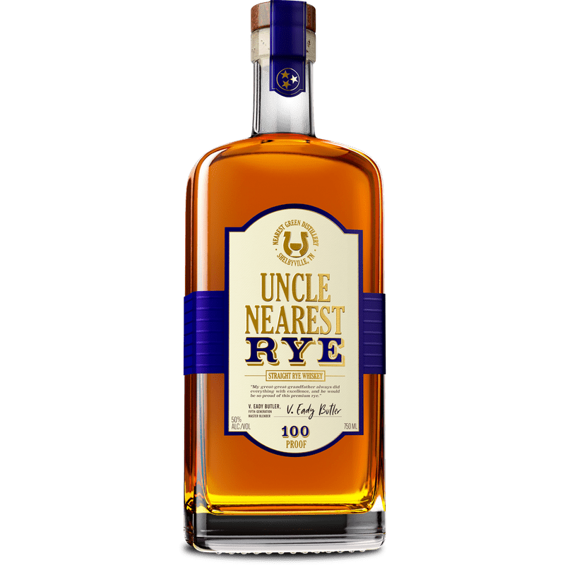 Uncle Nearest Straight Rye Whiskey Signed by Victoria Eady Butler - ShopBourbon.com