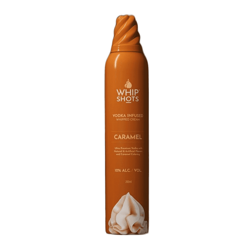 Whipshots Caramel Vodka Infused Whipped Cream 200ml - ShopBourbon.com