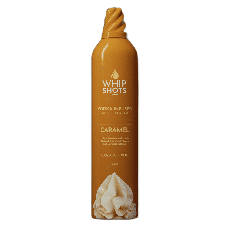 Whipshots Caramel Vodka Infused Whipped Cream 375ml - ShopBourbon.com