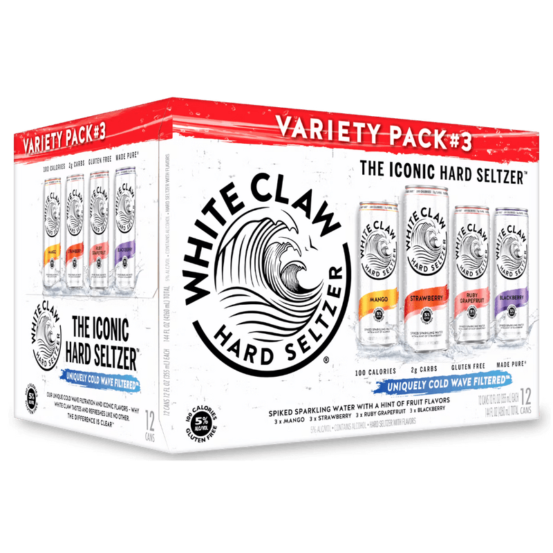 White Claw Hard Seltzer Variety Pack #3 - ShopBourbon.com