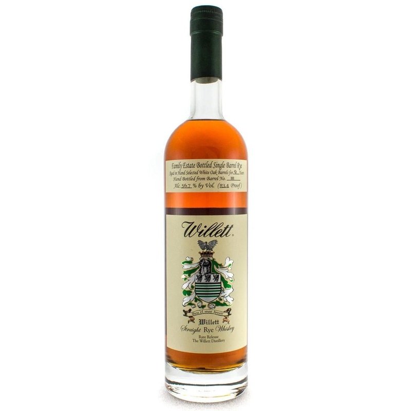 Willett Family Estate 9 Year Old Single Barrel Rye Whiskey - ShopBourbon.com