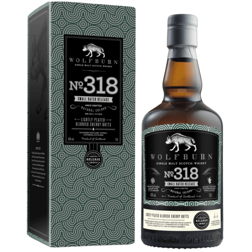 Wolfburn Batch #318 Small Batch Release Single Malt Scotch Whisky - ShopBourbon.com