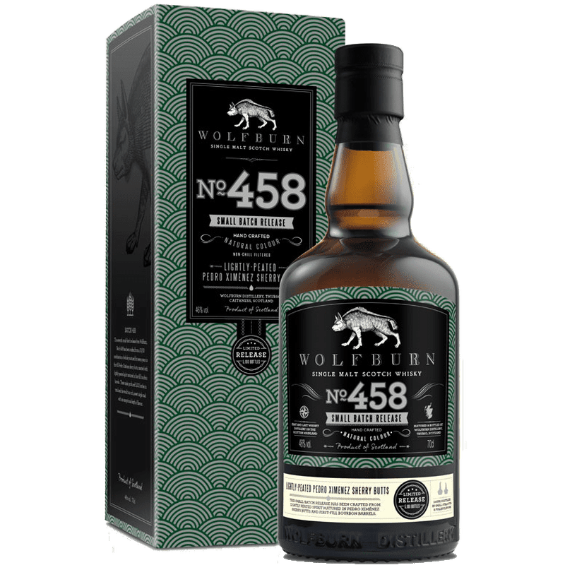 Wolfburn Batch #458 Small Batch Release Single Malt Scotch Whisky - ShopBourbon.com