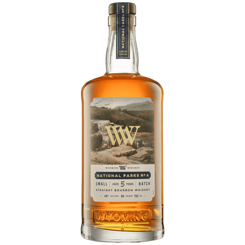 Wyoming National Parks No. 4 Small Batch 5 Year Old Straight Bourbon Whiskey - ShopBourbon.com