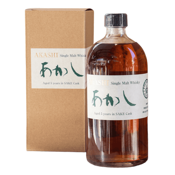 Akashi 5 Year Old Sake Cask Single Malt Japanese Whisky - ShopBourbon.com