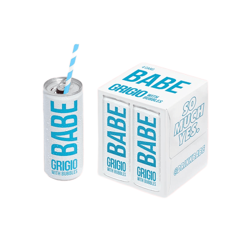 Babe Grigio With Bubbles 4-Pack - ShopBourbon.com