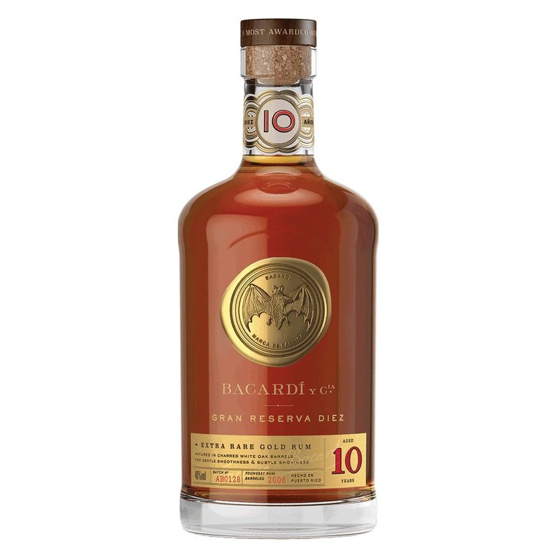 Bacardí Gran Reserva Diez 10 Year Old Extra Rare Gold Rum - ShopBourbon.com