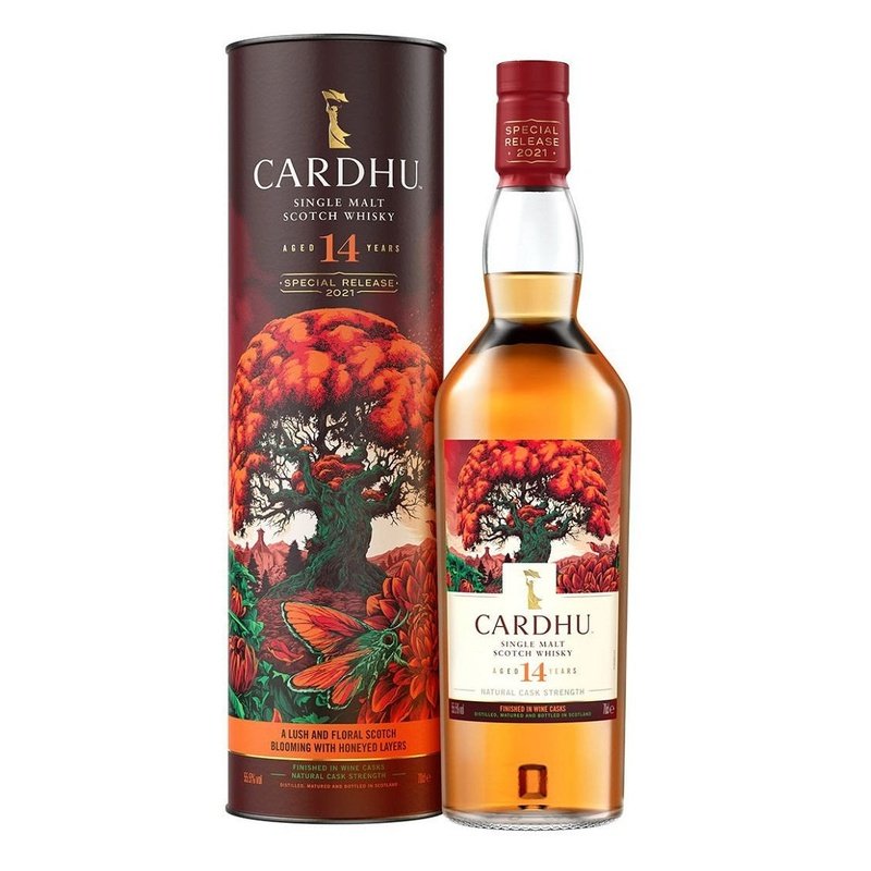 Cardhu 14 Year Old Special Release 2021 "The Scarlet Blossoms of Black Rock" Single Malt Scotch Whisky - ShopBourbon.com