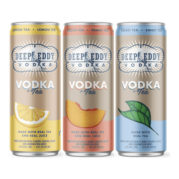 Deep Eddy Vodka + Tea Variety 6-Pack - ShopBourbon.com