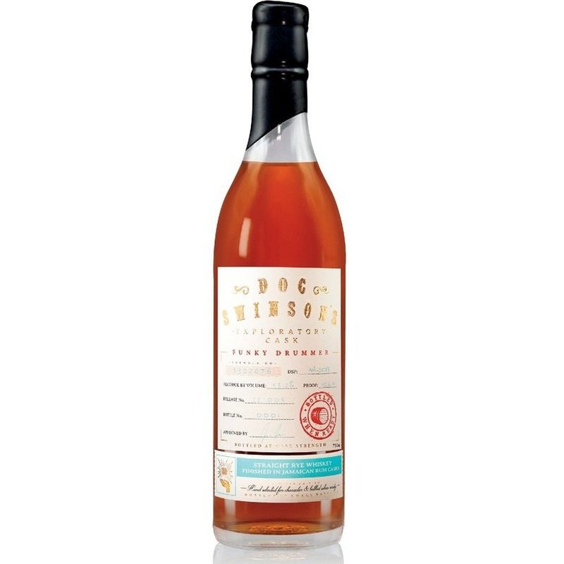 Doc Swinson's 'Funky Drummer' Exploratory Cask Series Jamaican Rum Cask Finish Straight Rye Whiskey - ShopBourbon.com