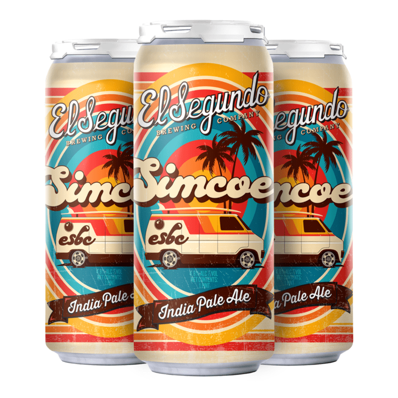 El Segundo Brewing Co. 'Simcoe' IPA Beer 4-Pack - ShopBourbon.com