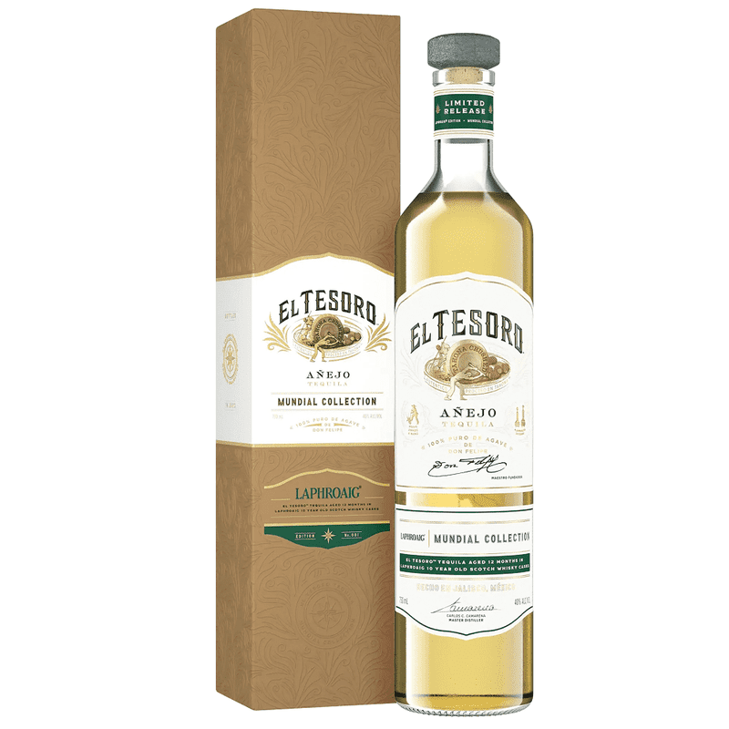 El Tesoro 'Mundial Collection - Laphroaig' Anejo Tequila - ShopBourbon.com