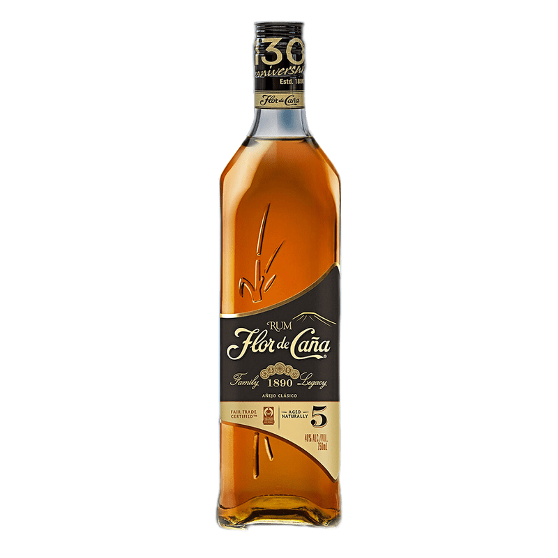 Flor De Cana 5 Year Old Anejo Clasico Rum - ShopBourbon.com