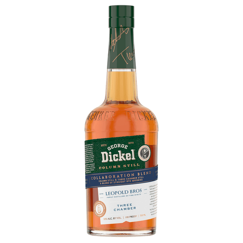 George Dickel x Leopold Bros. Column Still & Three Chamber Collaboration Blend Rye Whiskey - ShopBourbon.com