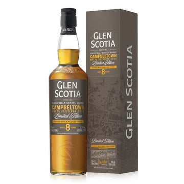 Glen Scotia Campbeltown 'Malts Festival' 2022 Peated PX Cask Finish 8 Year Old Single Malt Scotch Whisky - ShopBourbon.com