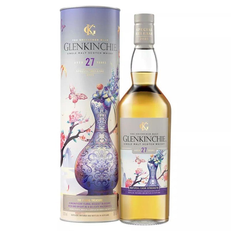 Glenkinchie 27 Year Old 'The Floral Treasure' Special Release 2023 Single Malt Scotch Whisky - ShopBourbon.com