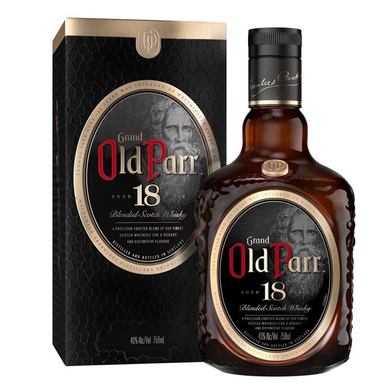 Grand Old Parr 18 Year Old Blended Scotch Whisky Gift Box - ShopBourbon.com