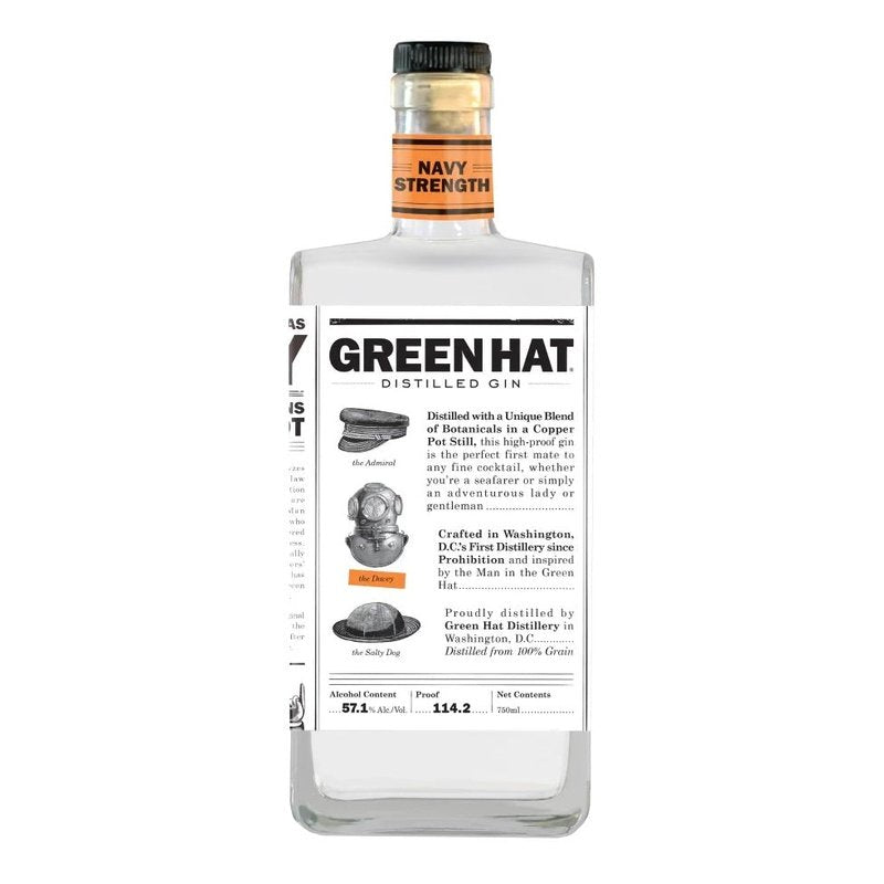 Green Hat Navy Strength Gin - ShopBourbon.com